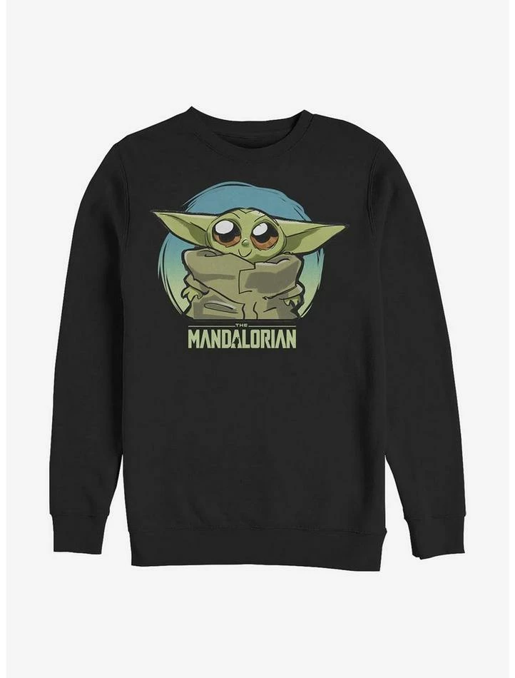 Cheapest ๐งจ Star Wars The Mandalorian The Child Cute Eyes Crew Sweatshirt ๐ 3 Cheapest ๐งจ Star Wars The Mandalorian The Child Cute Eyes Crew Sweatshirt ๐