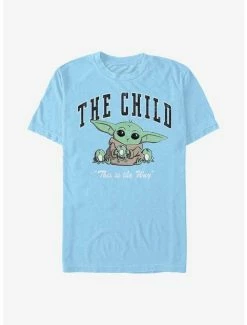 Budget 🎉 Star Wars The Mandalorian The Child Collegiate T-Shirt ❤️