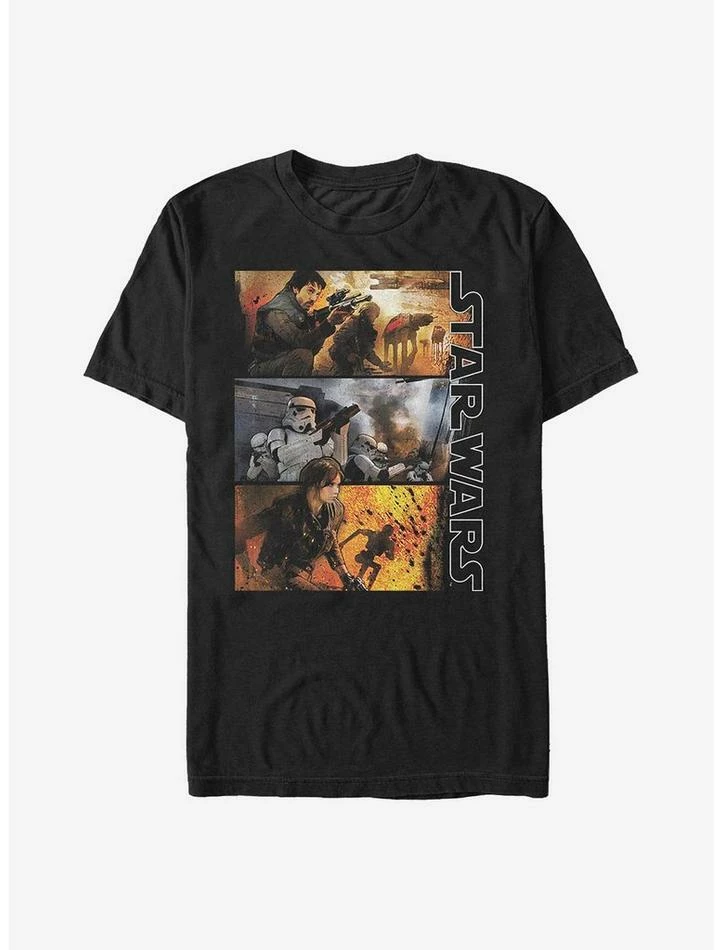 Promo ✔️ Star Wars Rogue One: A Star Wars Story Scenes T-Shirt 🎉 3 Promo ✔️ Star Wars Rogue One: A Star Wars Story Scenes T-Shirt 🎉