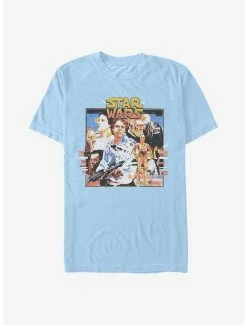 Outlet 🔥 Star Wars Episode IV A New Hope Collage Poster T-Shirt 🎁