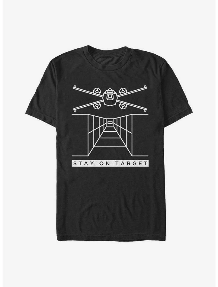Wholesale ๐ Star Wars Stay On Target Lines T-Shirt ๐ 3 Wholesale ๐ Star Wars Stay On Target Lines T-Shirt ๐