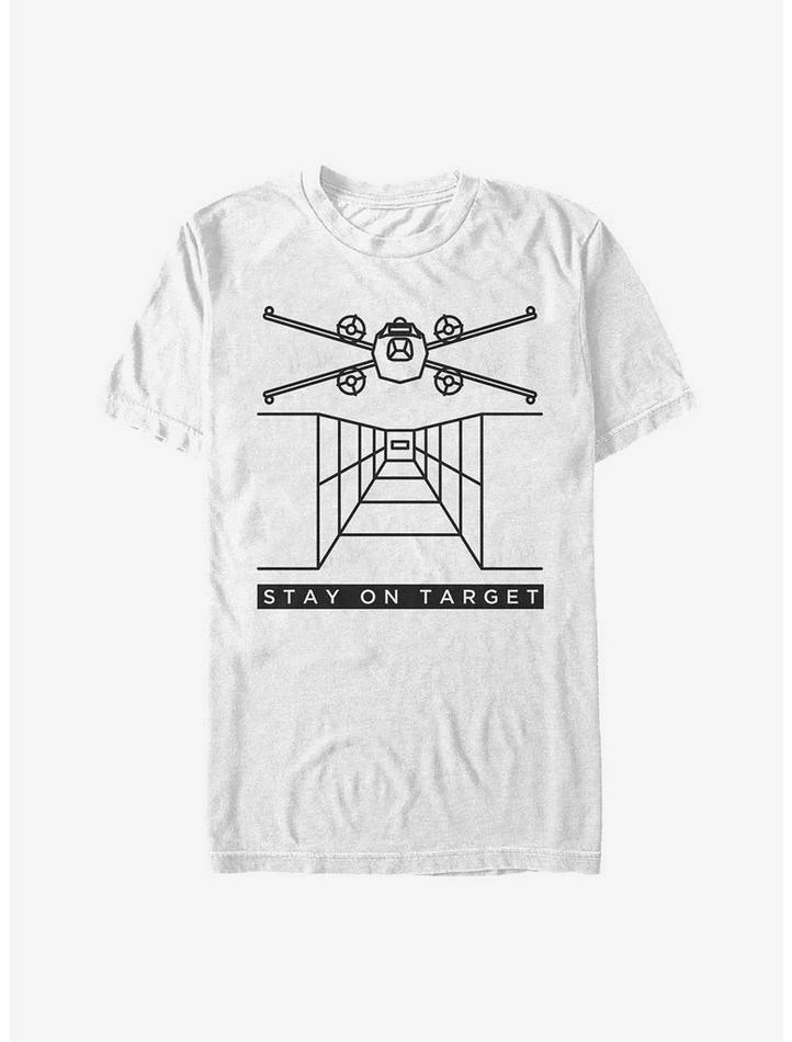 Cheap ✔️ Star Wars Stay On Target Lines T-Shirt 😉 3 Cheap ✔️ Star Wars Stay On Target Lines T-Shirt 😉