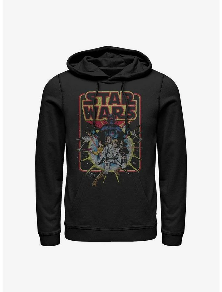 Discount ✔️ Star Wars Old School Comic Hoodie 🎉 3 Discount ✔️ Star Wars Old School Comic Hoodie 🎉