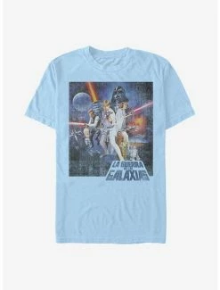 Best reviews of 😀 Star Wars Episode IV A New Hope La Guerra De Las Galaxias Poster T-Shirt 👍 -Star Wars Clothing Sales 16041902 hi 1