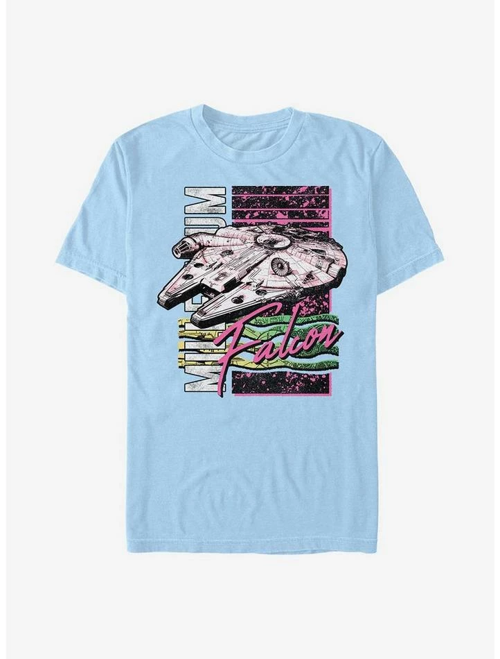 Promo ⭐ Star Wars Millennium Blast T-Shirt ⌛ 3 Promo ⭐ Star Wars Millennium Blast T-Shirt ⌛