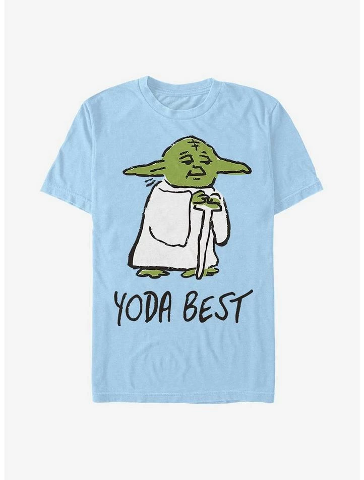 Cheap ⌛ Star Wars Yoda Best Doodle T-Shirt 🔔 8 Cheap ⌛ Star Wars Yoda Best Doodle T-Shirt 🔔 - Image 6