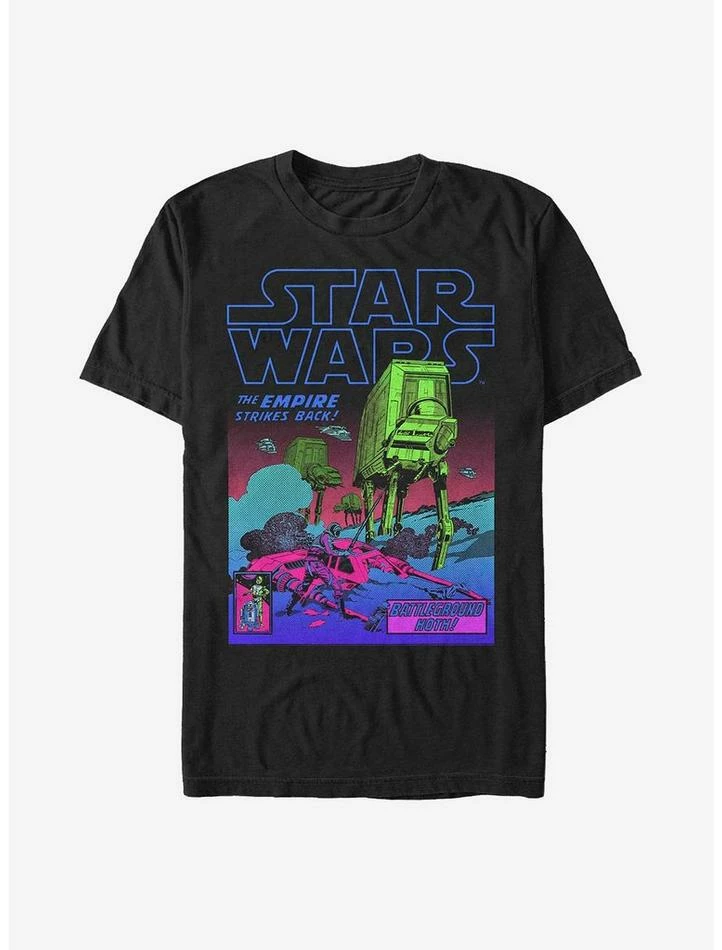 Brand new ๐ Star Wars Episode V The Empire Strikes Back Battleground Hoth Poster T-Shirt โ๏ธ 3 Brand new ๐ Star Wars Episode V The Empire Strikes Back Battleground Hoth Poster T-Shirt โ๏ธ