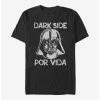Brand new 🛒 Star Wars Dark Side Por Vida T-Shirt ✨ -Star Wars Clothing Sales 16047237 hi