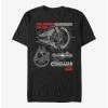Buy 😀 Star Wars Falcon Blueprints T-Shirt ❤️ 2 Buy 😀 Star Wars Falcon Blueprints T-Shirt ❤️ -Star Wars Clothing Sales 16047345 hi