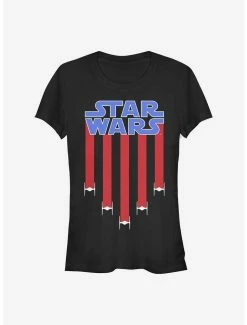 Discount 😉 Star Wars Star Banner 👧 Girls T-Shirt 👏 -Star Wars Clothing Sales 16169674 hi