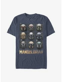 New 🌟 Star Wars The Mandalorian Mando Helmet Boxup T-Shirt 😉 -Star Wars Clothing Sales 16313267 hi