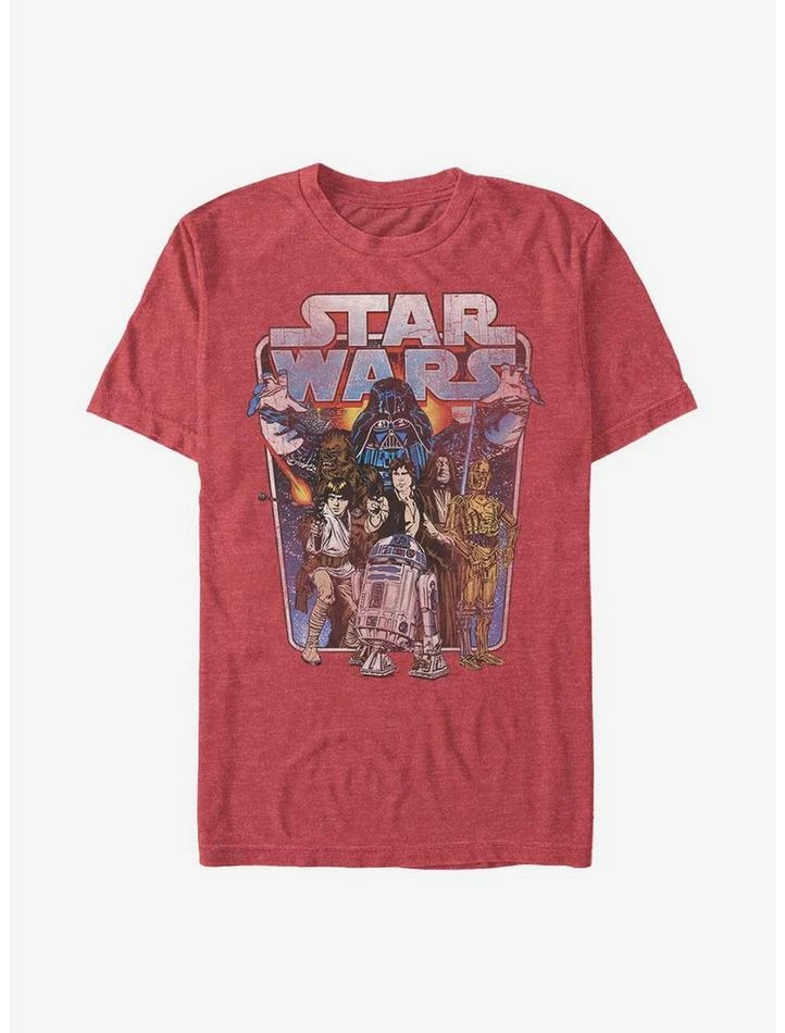 New 🥰 Star Wars Classic Battle T-Shirt ⌛ 6 New 🥰 Star Wars Classic Battle T-Shirt ⌛ - Image 4