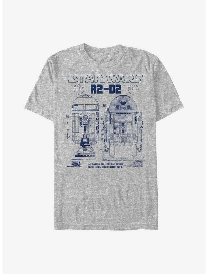 Hot Sale 🛒 Star Wars Astro R2-D2 Prints T-Shirt 👏 3 Hot Sale 🛒 Star Wars Astro R2-D2 Prints T-Shirt 👏