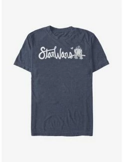 Brand new 😍 Star Wars Cursive R2-D2 T-Shirt 🤩 -Star Wars Clothing Sales 16324036 hi