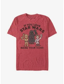 Top 10 😀 Star Wars Raise Your Hands T-Shirt 🤩 -Star Wars Clothing Sales 16324753 hi