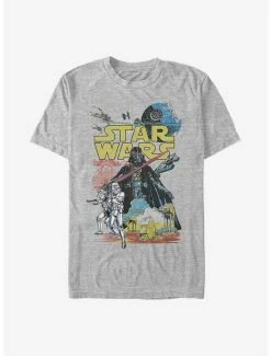 Budget 🤩 Star Wars Rebel Classic Poster T-Shirt ⭐ -Star Wars Clothing Sales 16324789 hi 1