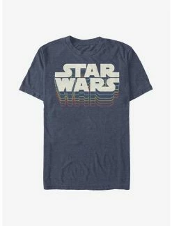 Flash Sale 🤩 Star Wars Retro Gradient Logo T-Shirt 🥰 -Star Wars Clothing Sales 16325192 hi
