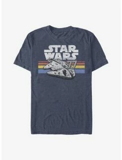 Cheap ✨ Star Wars Vintage Falcon Stripes T-Shirt 🥰