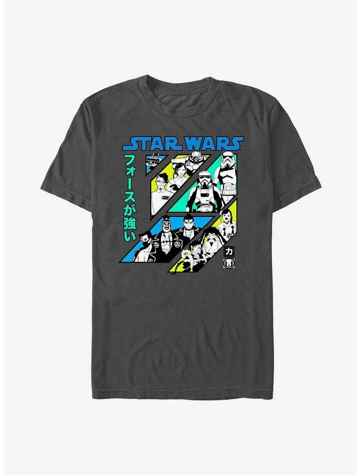 Flash Sale ๐งจ Star Wars: Visions Character Grid T-Shirt โ 5 Flash Sale ๐งจ Star Wars: Visions Character Grid T-Shirt โ - Image 3