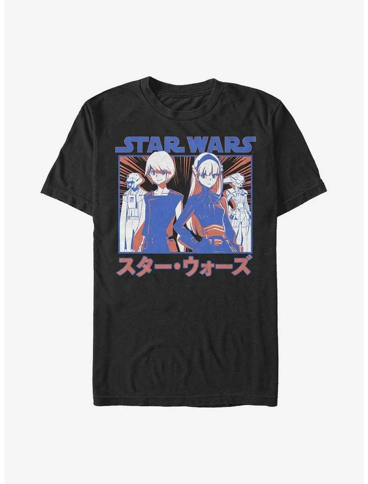 New โญ Star Wars: Visions The Twins Anime T-Shirt ๐ 4 New โญ Star Wars: Visions The Twins Anime T-Shirt ๐ - Image 2