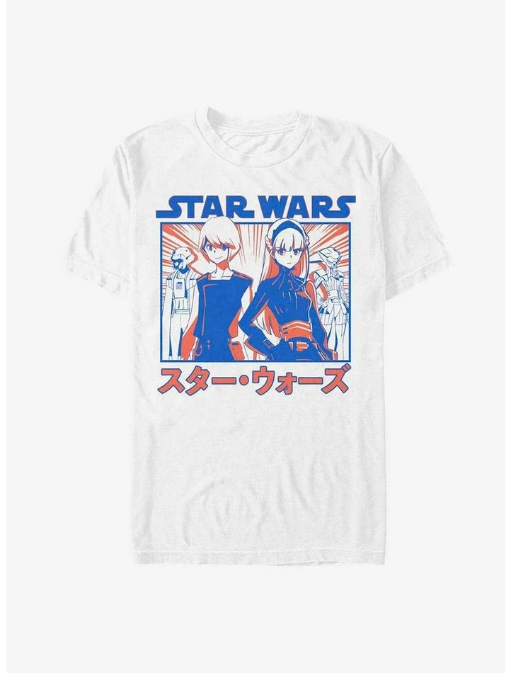 New โญ Star Wars: Visions The Twins Anime T-Shirt ๐ 6 New โญ Star Wars: Visions The Twins Anime T-Shirt ๐ - Image 4
