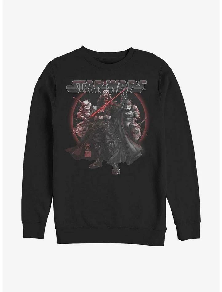 Flash Sale ✨ Star Wars: Visions Darth Vader & Stormtroopers Crew Sweatshirt 😀 3 Flash Sale ✨ Star Wars: Visions Darth Vader & Stormtroopers Crew Sweatshirt 😀