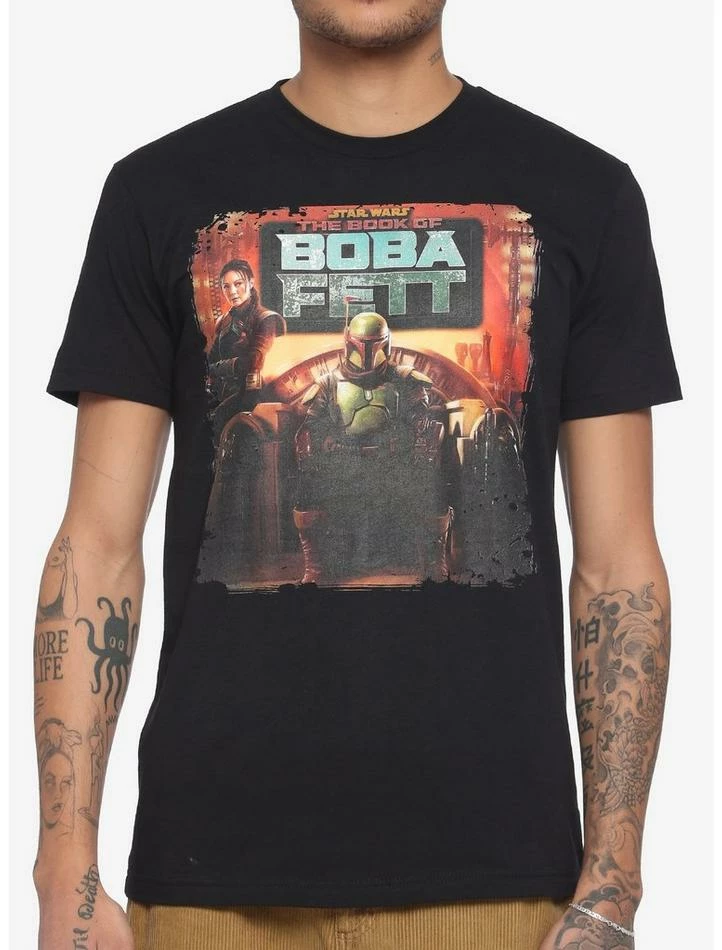 Best Sale ๐งจ Star Wars The Book Of Boba Fett Throne T-Shirt ๐ 3 Best Sale ๐งจ Star Wars The Book Of Boba Fett Throne T-Shirt ๐