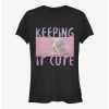 Promo 🔥 Star Wars The Mandalorian Keeping It Cute 👧 Girls T-Shirt 🥰 -Star Wars Clothing Sales 16839313 hi
