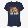 New 😉 Star Wars The Mandalorian This Is The Way Rainbow 👧 Girls T-Shirt 🌟 -Star Wars Clothing Sales 16839334 hi