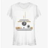 Coupon 🔔 Star Wars BB8 Minimal Icon 👧 Girls T-Shirt 🥰 -Star Wars Clothing Sales 16839404 hi