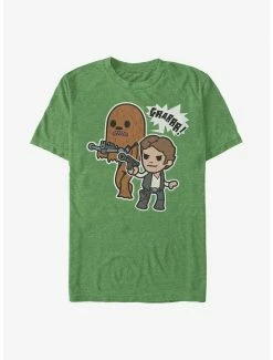 Best Pirce 👏 Star Wars Han Solo And Chewbacca 👧 Girls T-Shirt ✔️ -Star Wars Clothing Sales 16879856 hi 1