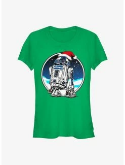 Best deal ✔️ Star Wars Holiday R2-D2 👧 Girls T-Shirt 🛒