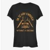 Best deal 😍 Star Wars I'm Scary Enough 👧 Girls T-Shirt 👏 -Star Wars Clothing Sales 16879877 hi