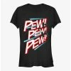 Top 10 🌟 Star Wars Pew Pew Pew 👧 Girls T-Shirt 🔔 -Star Wars Clothing Sales 16879968 hi