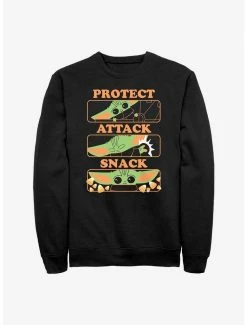Wholesale 🧨 Star Wars The Mandalorian The Child Protect, Attack, & Snack Sweatshirt 🤩