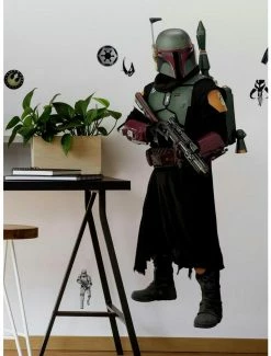 Best deal 🛒 Star Wars Boba Fett Peel & Stick Giant Wall Decal 🌟