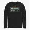 Top 10 😍 Star Wars The Book of Boba Fett Main Logo Long-Sleeve T-Shirt 🔥 -Star Wars Clothing Sales 17079979 hi