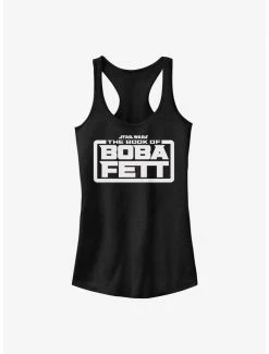 Best deal ⌛ Star Wars The Book of Boba Fett - Basic Logo 👧 Girls Tank ⭐