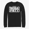 Budget 🧨 Star Wars The Book of Boba Fett - Basic Logo Long-Sleeve T-Shirt 🧨 -Star Wars Clothing Sales 17080100 hi