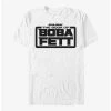 Cheapest 👍 Star Wars The Book of Boba Fett - Basic Logo T-Shirt 🔔 -Star Wars Clothing Sales 17080124 hi