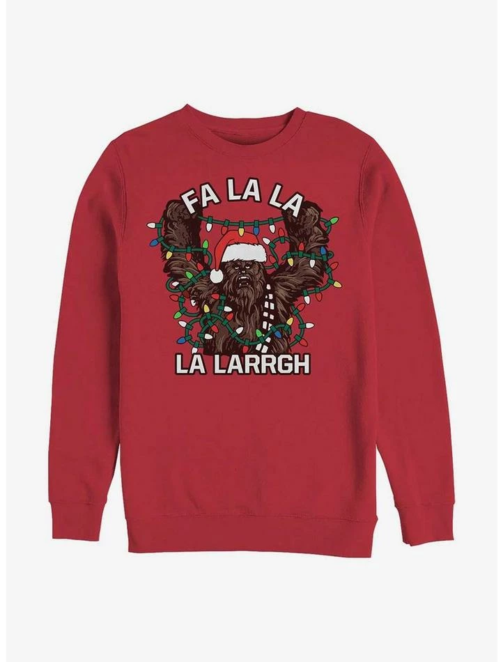 Best deal 🎉 Star Wars Wookiee Lights Crew Sweatshirt 🎁 3 Best deal 🎉 Star Wars Wookiee Lights Crew Sweatshirt 🎁