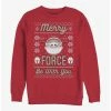Best Pirce 🧨 Star Wars The Mandalorian Merry Force The Child Crew Sweatshirt ✔️ -Star Wars Clothing Sales 17114749 hi
