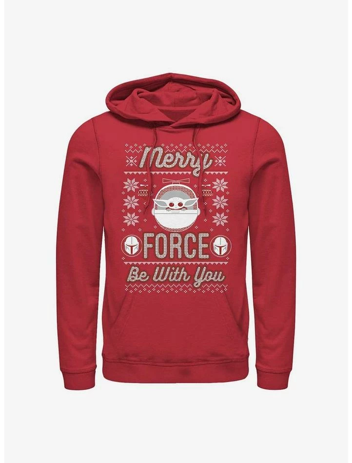 Deals ✨ Star Wars The Mandalorian Merry Force The Child Hoodie 😍 3 Deals ✨ Star Wars The Mandalorian Merry Force The Child Hoodie 😍