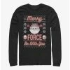 Best deal ✨ Star Wars The Mandalorian Merry Force The Child Long-Sleeve T-Shirt ⭐ -Star Wars Clothing Sales 17114767 hi