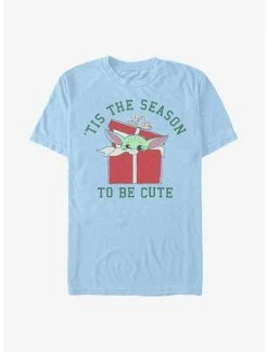 Promo 😉 Star Wars The Mandalorian Tis The Season The Child T-Shirt 🛒