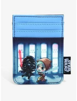 Best Sale ๐ฅ Loungefly Star Wars Obi-Wan Vs. Darth Vader Chibi Characters Cardholder โ๏ธ