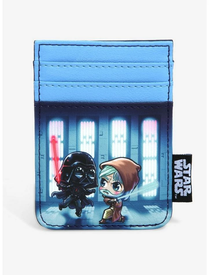 Best Sale 🔥 Loungefly Star Wars Obi-Wan Vs. Darth Vader Chibi Characters Cardholder ✔️ 3 Best Sale 🔥 Loungefly Star Wars Obi-Wan Vs. Darth Vader Chibi Characters Cardholder ✔️