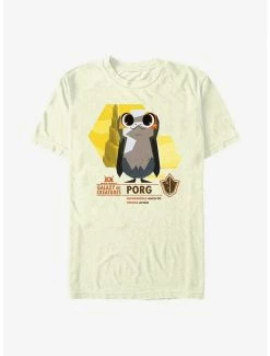 Hot Sale 🎉 Star Wars: Galaxy Of Creatures Porg Species T-Shirt 🥰 -Star Wars Clothing Sales 17382837 hi