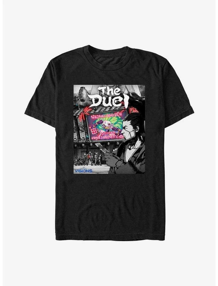 Discount ⌛ Star Wars: Visions The Duel T-Shirt 😀 4 Discount ⌛ Star Wars: Visions The Duel T-Shirt 😀 - Image 2
