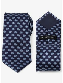 Best deal 🤩 Star Wars Millennium Falcon Blue Tonal Tie 🧨